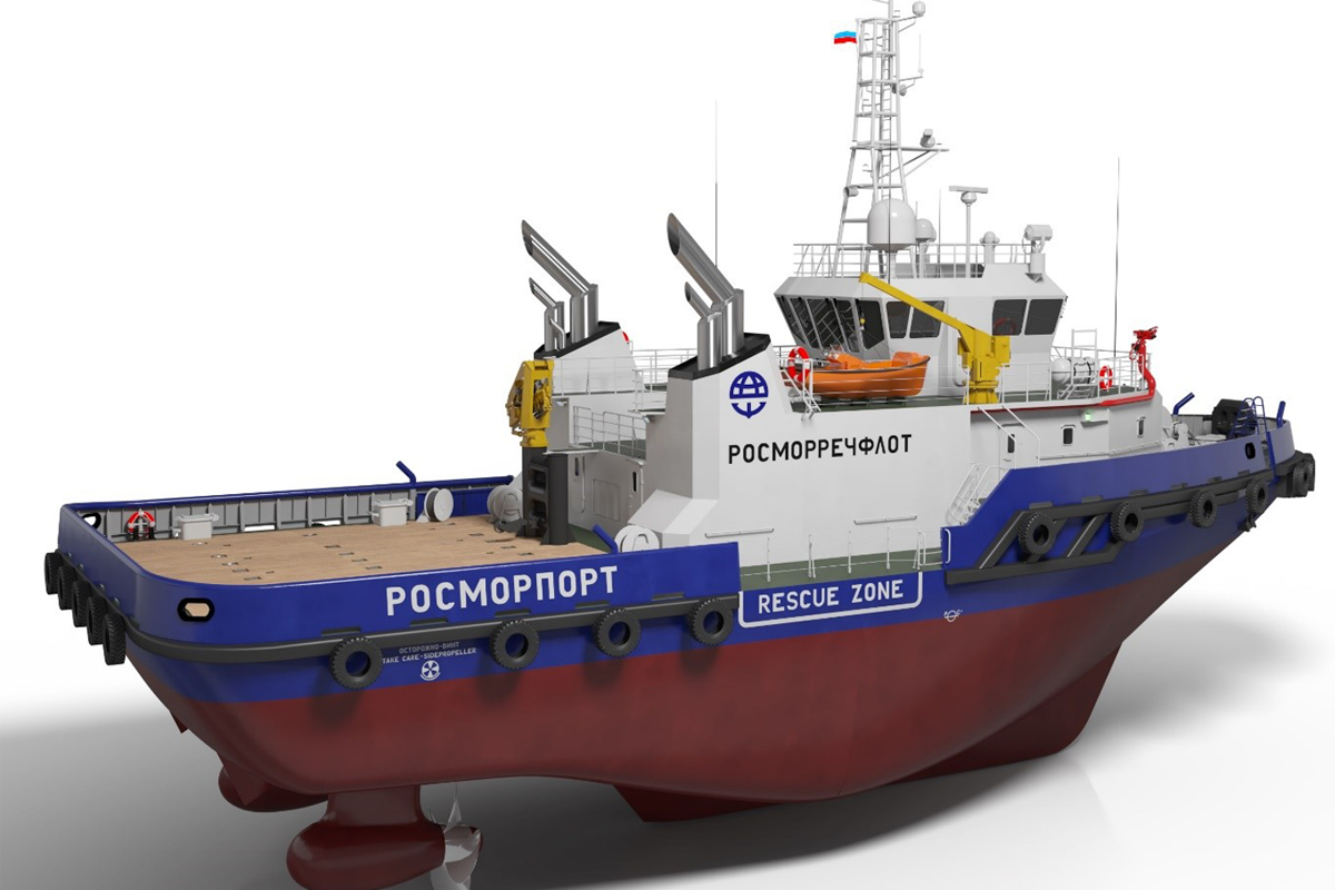 В Керчи заложили буксир для работы на Севморпути