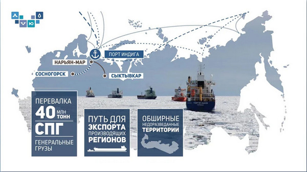 Инвестиции в создание ж/д магистрали к порту Индига в НАО и Коми оценили в 371 млрд руб.