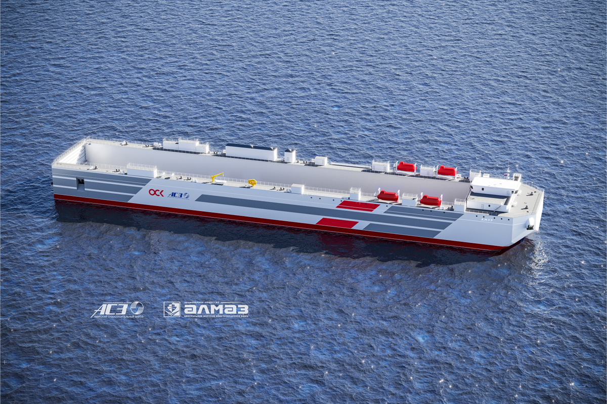 В Комсомольске-на-Амуре заложили транспортный док