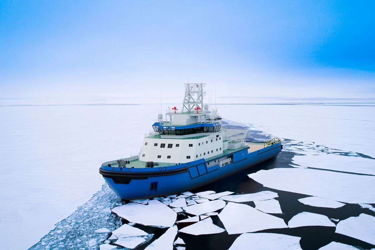 ОСК начала разработку нового портового ледокола