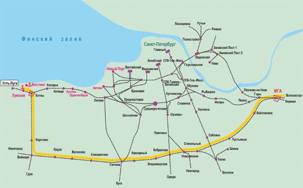 Бронка порт санкт петербург карта