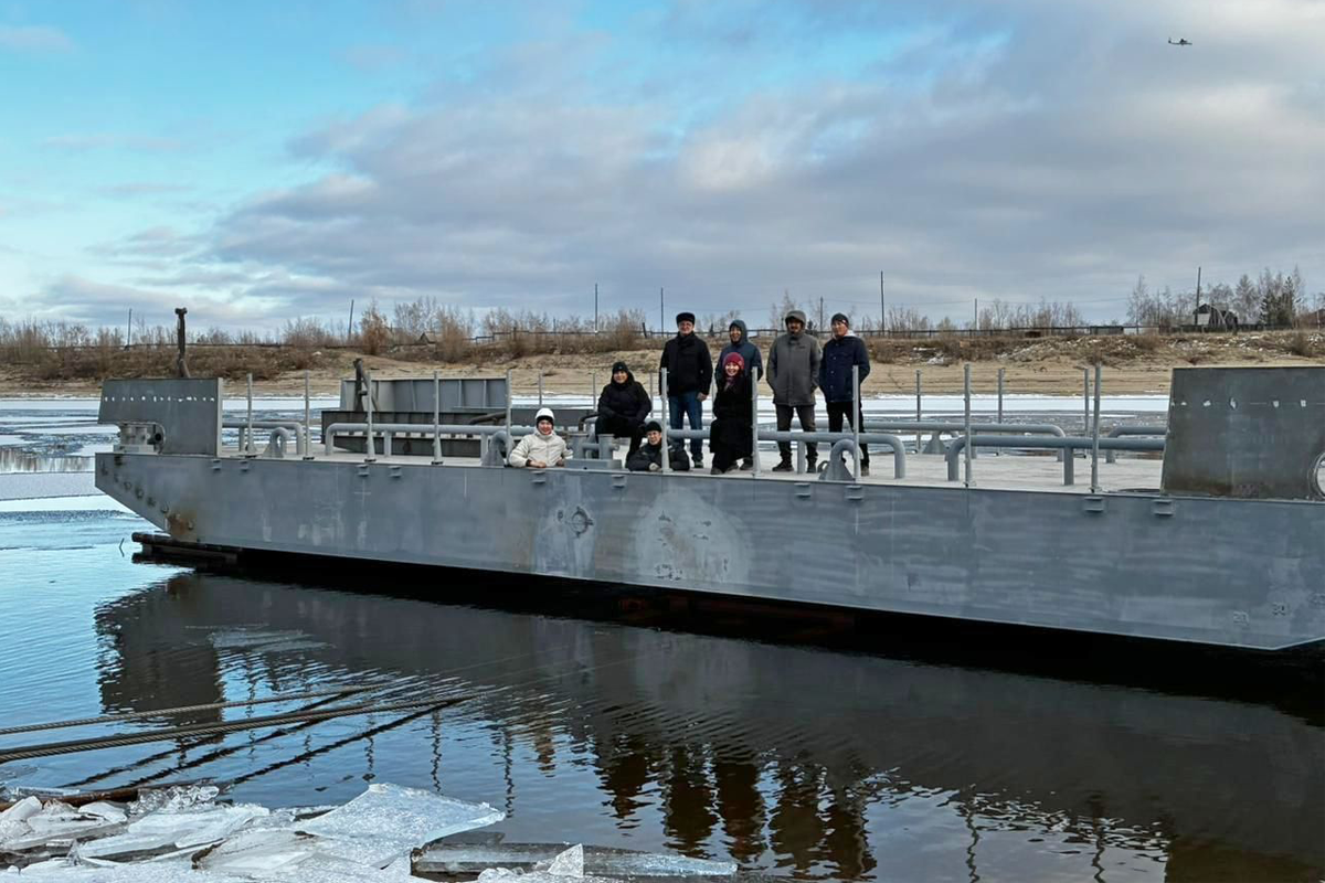 Жатайская судоверфь спустила на воду первое судно