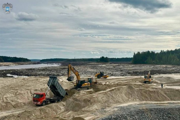 Дамбу Беломорканала в Карелии восстановили после размыва