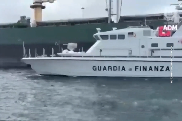 В Италии арестовали судно, ранее заходившее в порт Новороссийск