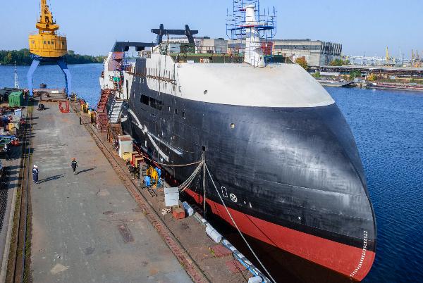 "Северная верфь" приступила к изготовлению рубки головного супертраулера для "Норебо"