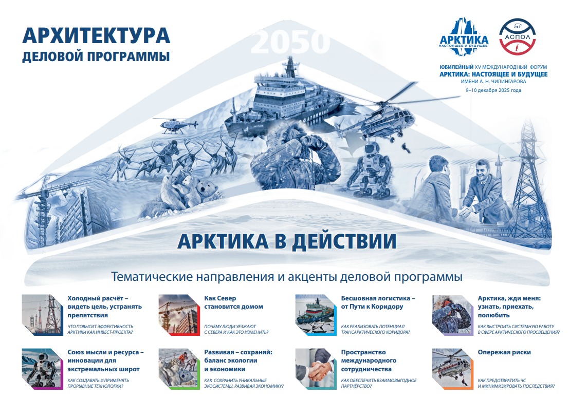 Определена архитектура Юбилейного форума Арктика: настоящее и будущее им. А.Н. Чилингарова