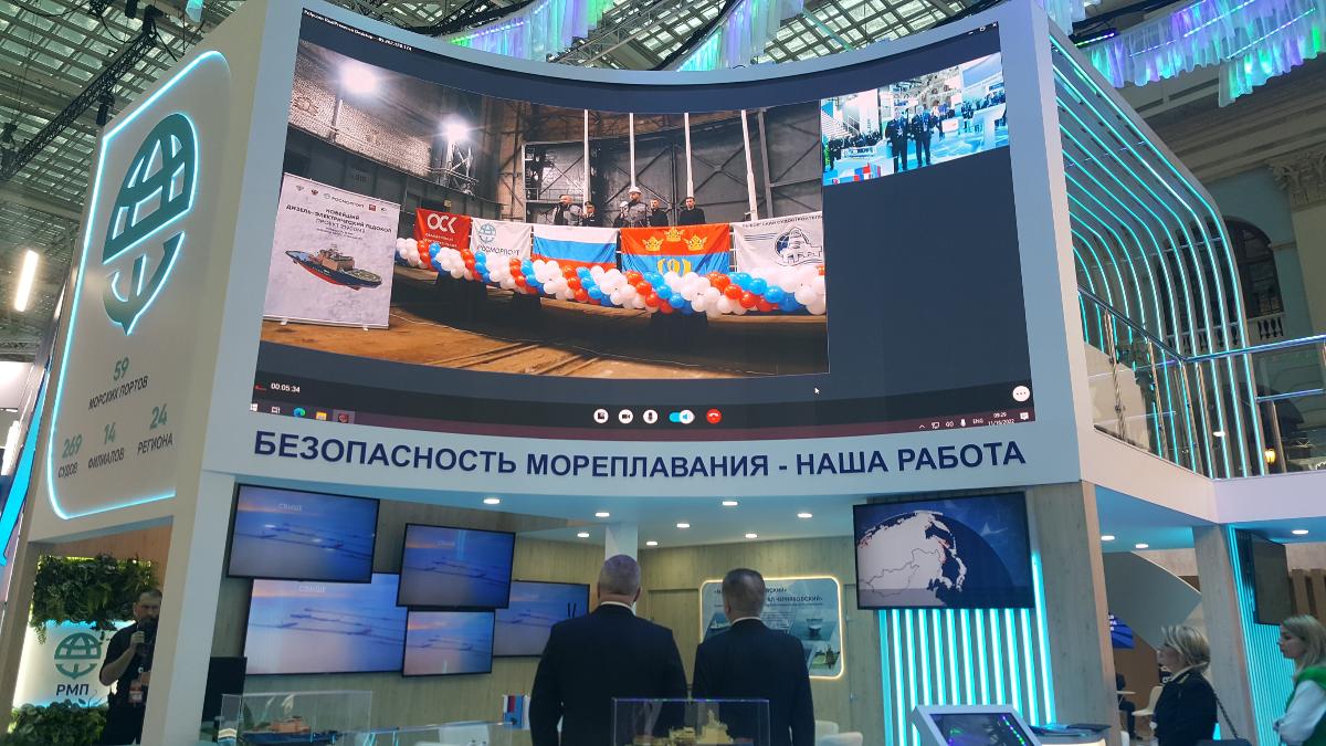 В Выборге заложили 18 МВт дизель-электрический ледокол для "Росморпорта"