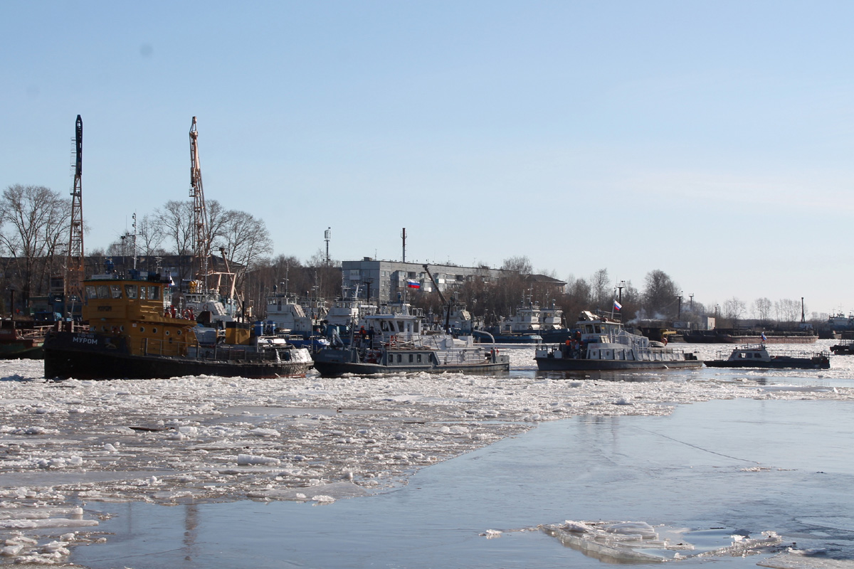 В Двинско-Печорском бассейне состоялась первая после объединения церемония открытия навигации-2023 