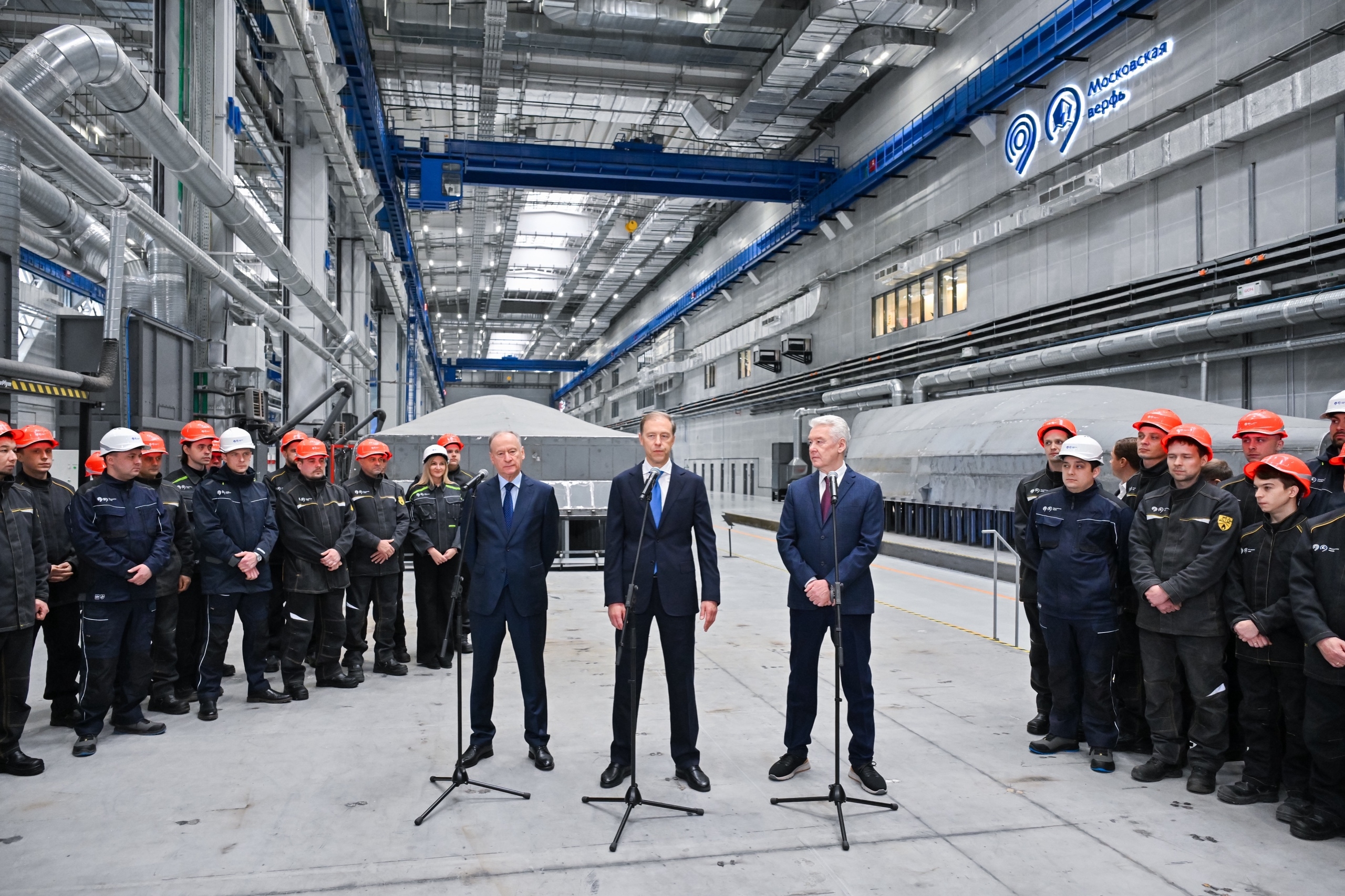 Новую судостроительную верфь открыли в Нагатинском затоне в Москве 