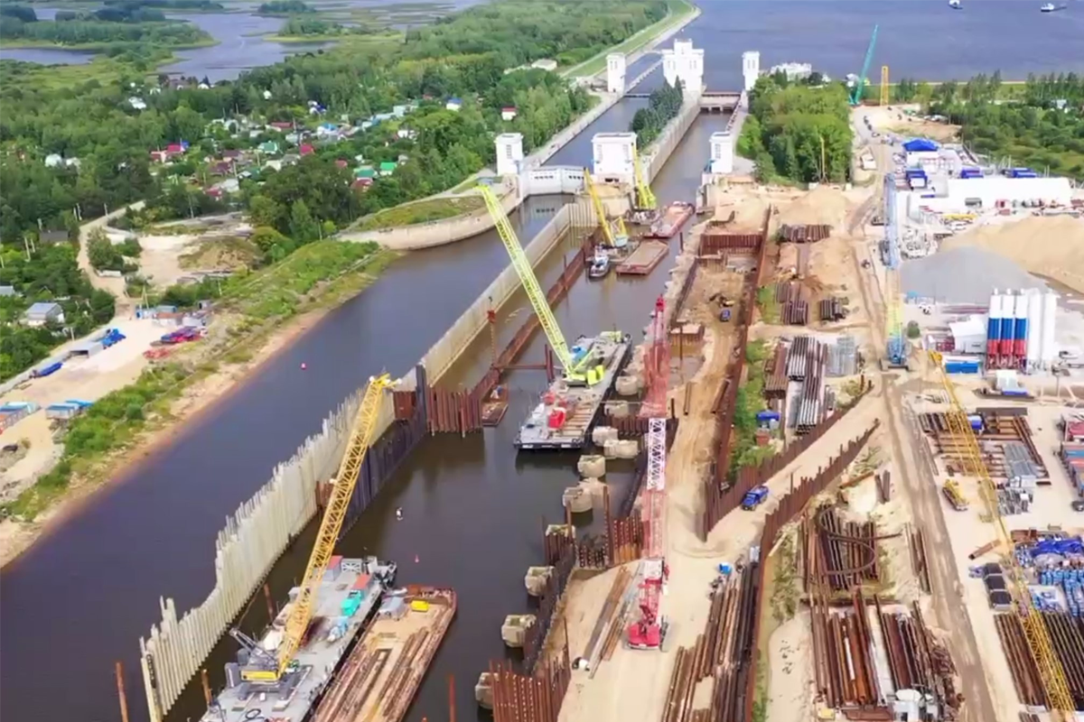 На Городецком гидроузле произошло обрушение конструкций, судоходство остановлено
