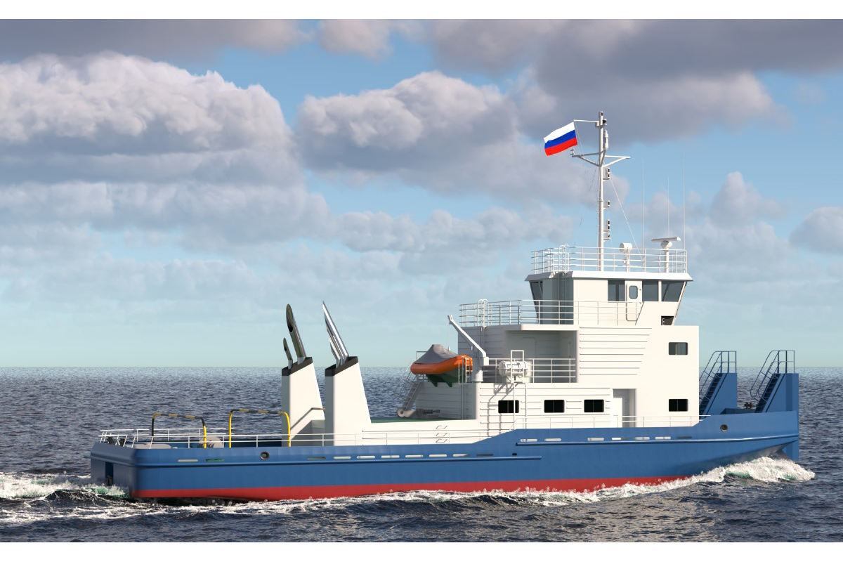 ОСК разработала концепт-проект буксира-толкача нового поколения 