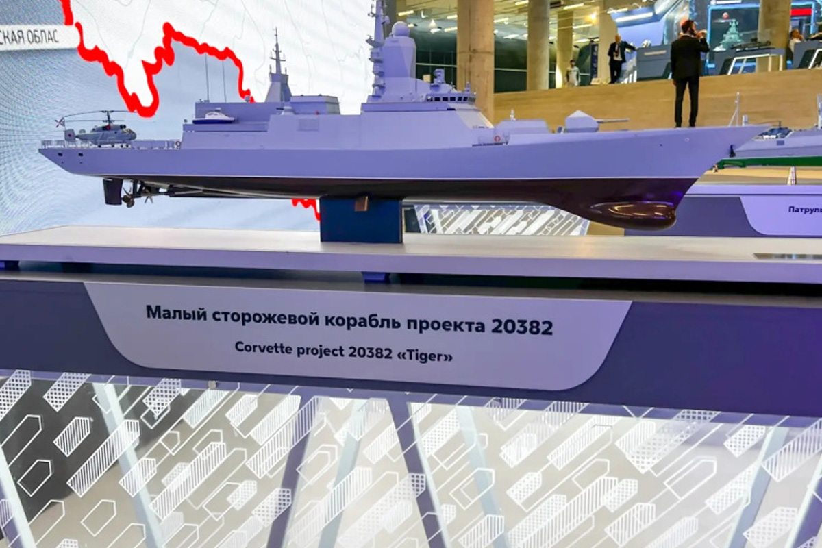 ОСК представила экспортный корвет «Тигр» на МВМС «ФЛОТ-2026» 