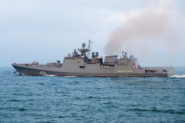 Фрегат ВМФ РФ «Адмирал Григорович» сопровождает танкеры с нефтью РФ в проливе Ла-Манш - СМИ