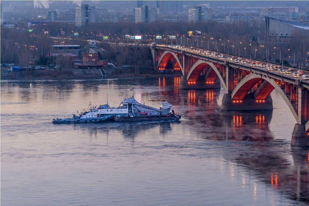 Реконструкция водных путей Енисейского бассейна привлекает новые грузы
