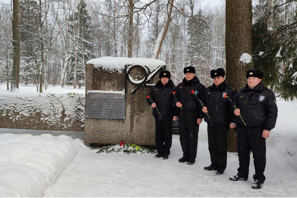 Северо-Западный филиал УВО Минтранса России почтил память погибших во время блокады Ленинграда 