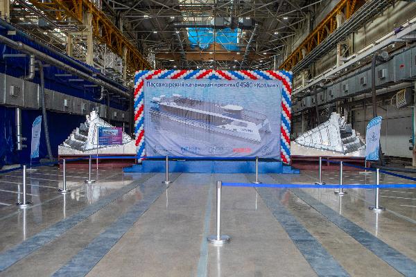 Два катамарана для «Фортов»: в Петербурге заложили новые пассажирские суда