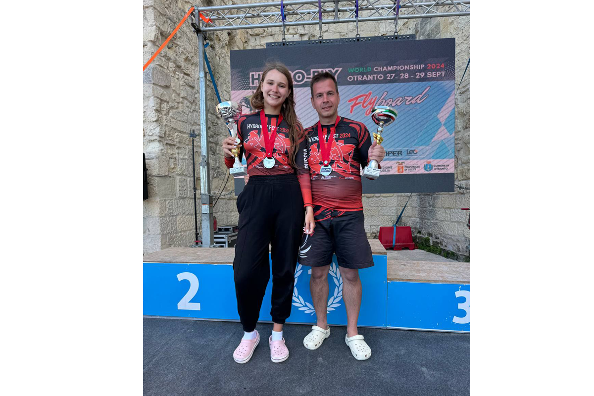 Российские спортсмены вошли в тройку лидеров на Чемпионате мира по гидрофлаю в Италии