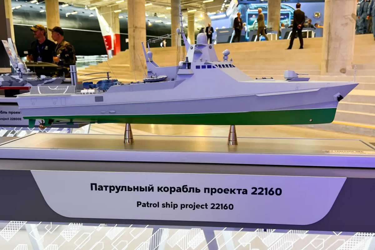 ОСК представила на «ФЛОТ-2026» патрульный корабль проекта 22160 