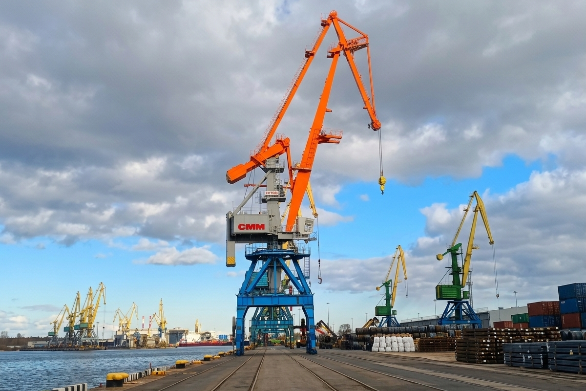 ЗАО «СММ» поставило второй портальный перегрузочный кран «Витязь» для АО «Нева-Металл»