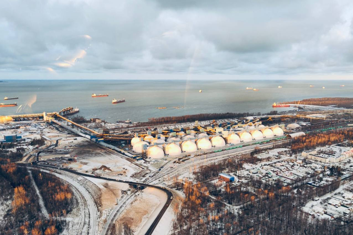 Первый в России портовый терминал по перевалке аммиака запустили в Усть-Луге