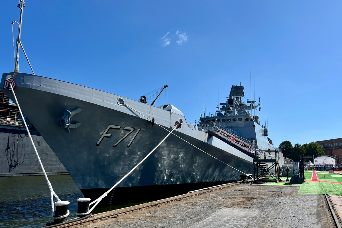 ОСК завершила строительство и передала ВМС Индии фрегат Tamal