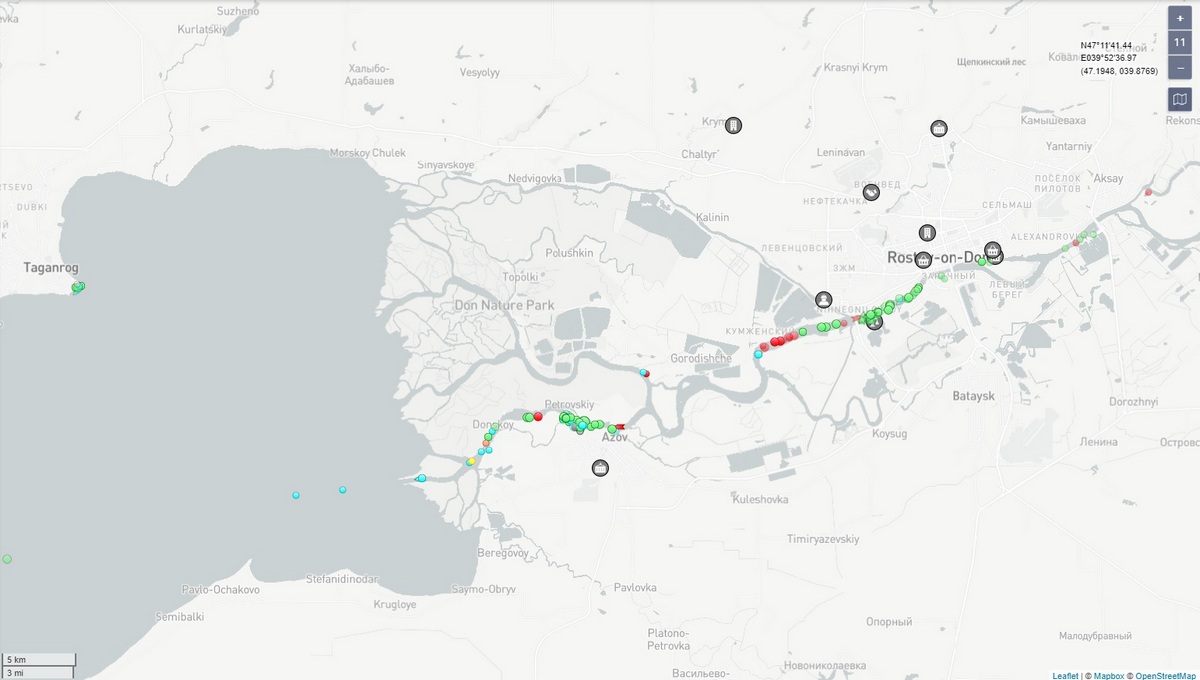 Первые суда смогли выйти в море после сгона воды на Дону в Ростовской области
