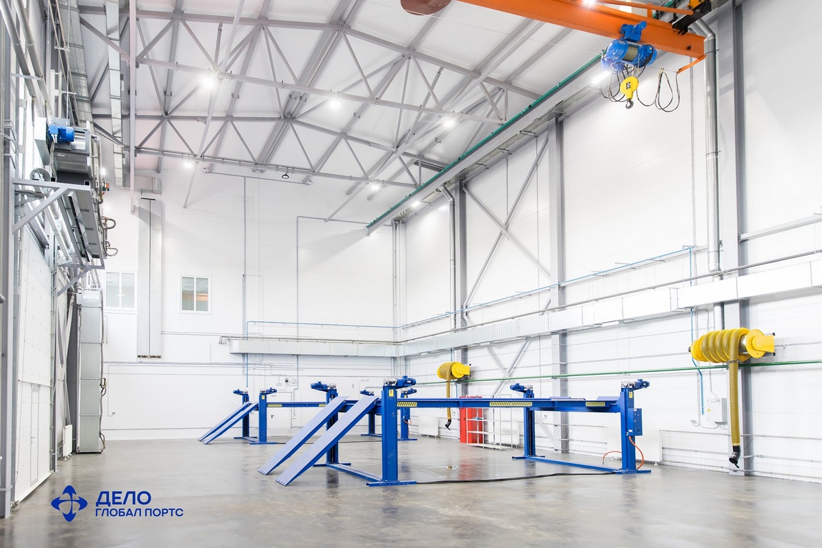 На терминале «Петролеспорт» запустили комплекс для обслуживания колесной портовой техники